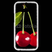 Coque HTC One M8s Couple de cerises