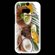 Coque HTC One M8s Pinacolada dans une noix de coco
