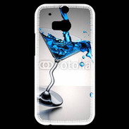 Coque HTC One M8s Cocktail bleu lagon 5