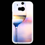 Coque HTC One M8s Vin blanc vue mer