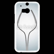 Coque HTC One M8s Dessin verre à vin