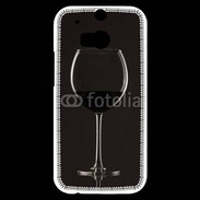 Coque HTC One M8s Verre de vin rouge 2