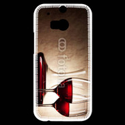Coque HTC One M8s Vin rouge 7