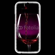 Coque HTC One M8s Verre de vin rouge 3