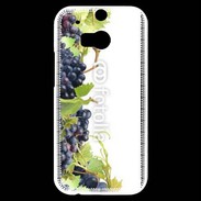 Coque HTC One M8s Fond raisin