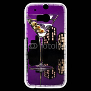 Coque HTC One M8s Vodka martini olives