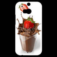 Coque HTC One M8s Fraise et chocolat
