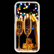 Coque HTC One M8s Fête au champagne