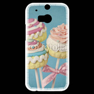 Coque HTC One M8s Cupcake sucette