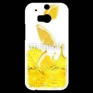 Coque HTC One M8s jus d'orange