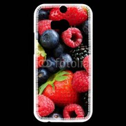 Coque HTC One M8s fruits rouges