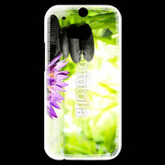Coque HTC One M8s Fleur de lotus
