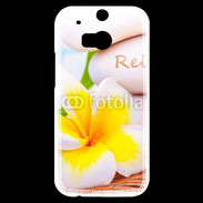 Coque HTC One M8s Fleurs relax