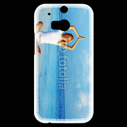 Coque HTC One M8s Yoga plage