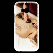 Coque HTC One M8s Massage pierres chaudes