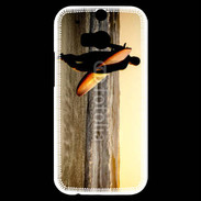 Coque HTC One M8s Surf soleil couchant