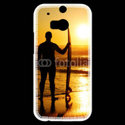 Coque HTC One M8s Surfer couché de soleil