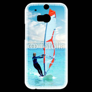 Coque HTC One M8s Planche à voile en mer des caraïbes