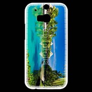 Coque HTC One M8s Tropical Resort