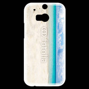 Coque HTC One M8s Plage tropicale 1
