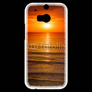 Coque HTC One M8s Couché de soleil mer 2