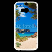 Coque HTC One M8s Vue de la mer bleue 10