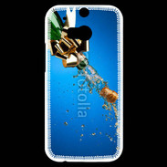 Coque HTC One M8s Bouteille de champagne