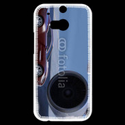 Coque HTC One M8s Voiture de luxe devant jet privé 2
