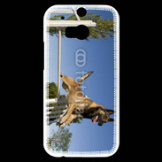 Coque HTC One M8s Chien agility