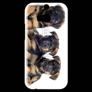 Coque HTC One M8s Chiots Berger Allemand