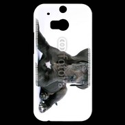 Coque HTC One M8s Dogue allemand noir