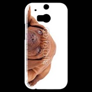 Coque HTC One M8s Mastiff marron