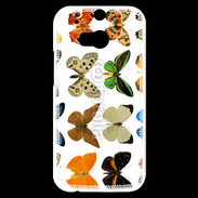 Coque HTC One M8s Planche de papillons