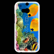 Coque HTC One M8s Poisson jaune