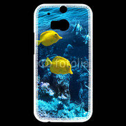 Coque HTC One M8s Poisson tropical