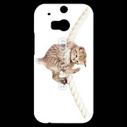 Coque HTC One M8s Chaton sur une corde