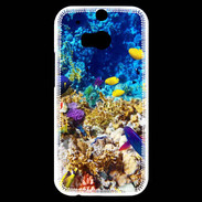 Coque HTC One M8s Poissons et coraux