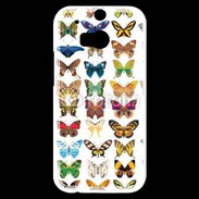 Coque HTC One M8s Tableau de papillons