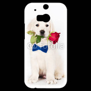 Coque HTC One M8s Chiot gentleman
