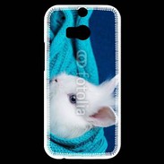 Coque HTC One M8s Portrait de lapin 5