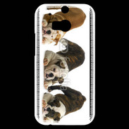 Coque HTC One M8s Prière de Bulldog