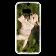 Coque HTC One M8s Chiot labrador 3