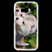 Coque HTC One M8s Chiot Husky de Sibérie 3