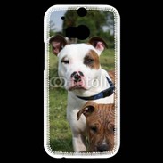Coque HTC One M8s Chien Staffordshire