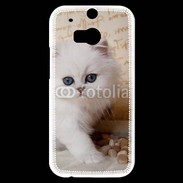 Coque HTC One M8s Adorable chaton persan 2