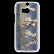 Coque HTC One M8s Chevaux de Camargue 1