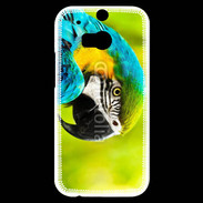 Coque HTC One M8s Macaw africain bleu et jaune
