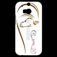 Coque HTC One M8s Illustration cheval 5