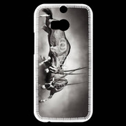 Coque HTC One M8s Combat d'animaux sauvages