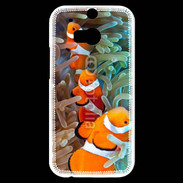 Coque HTC One M8s Trio de poisson clown
